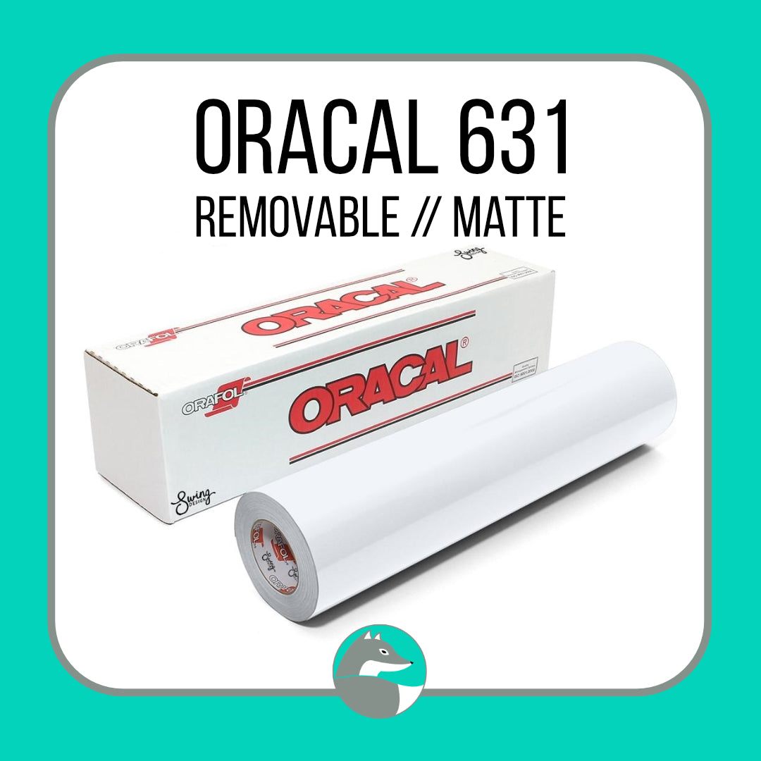 ORACAL 631 MATTE Removable Adhesive Vinyl - 12inch X 12inch