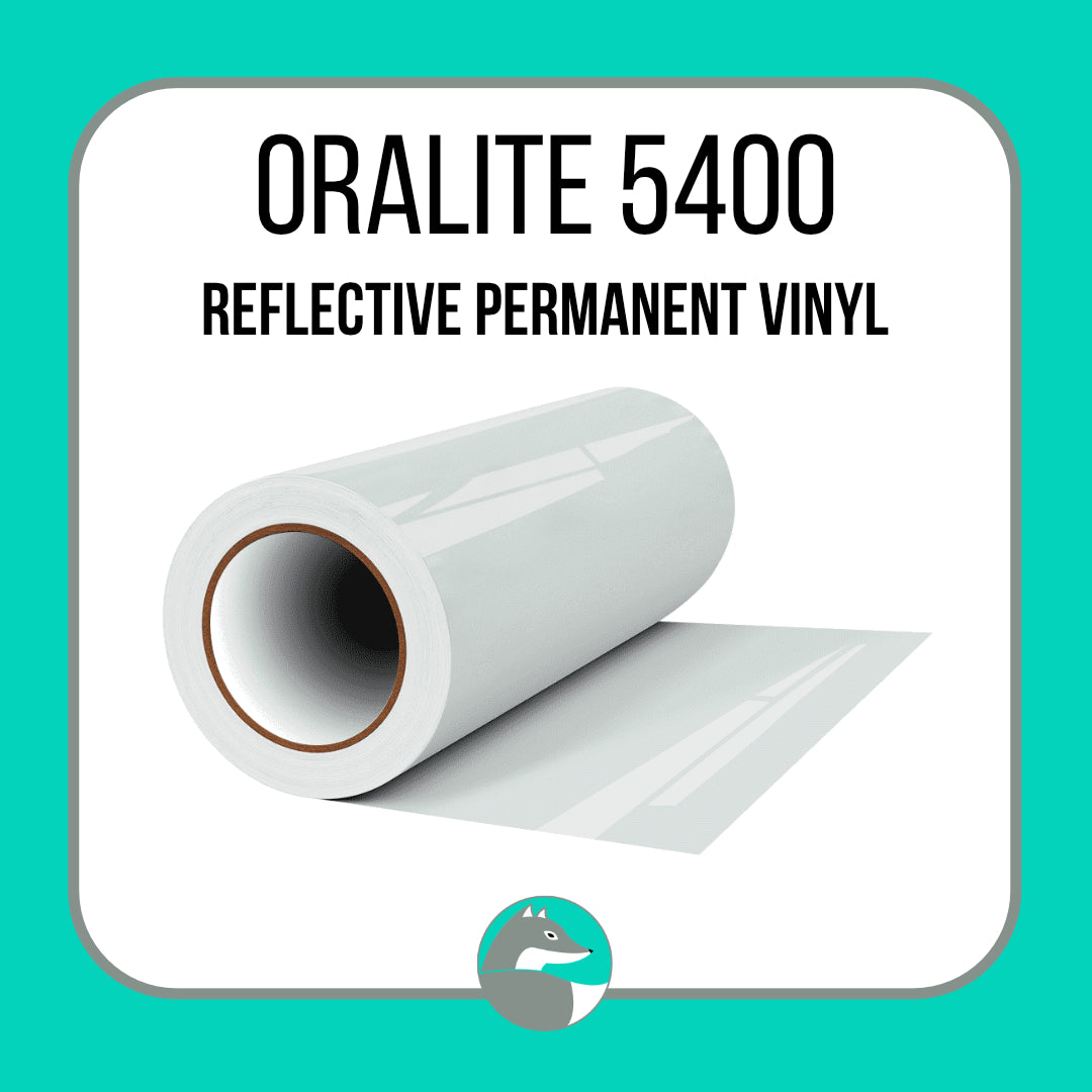Oralite 5400 Reflective - Adhesive - Silver Fox Vinyl