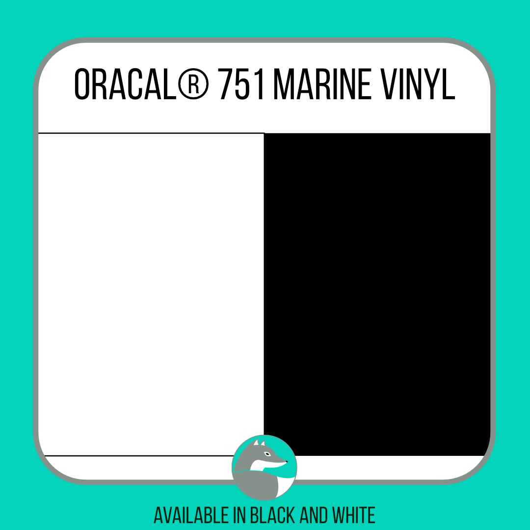 Oracal® 751 Marine Vinyl - Adhesive - Silver Fox Vinyl