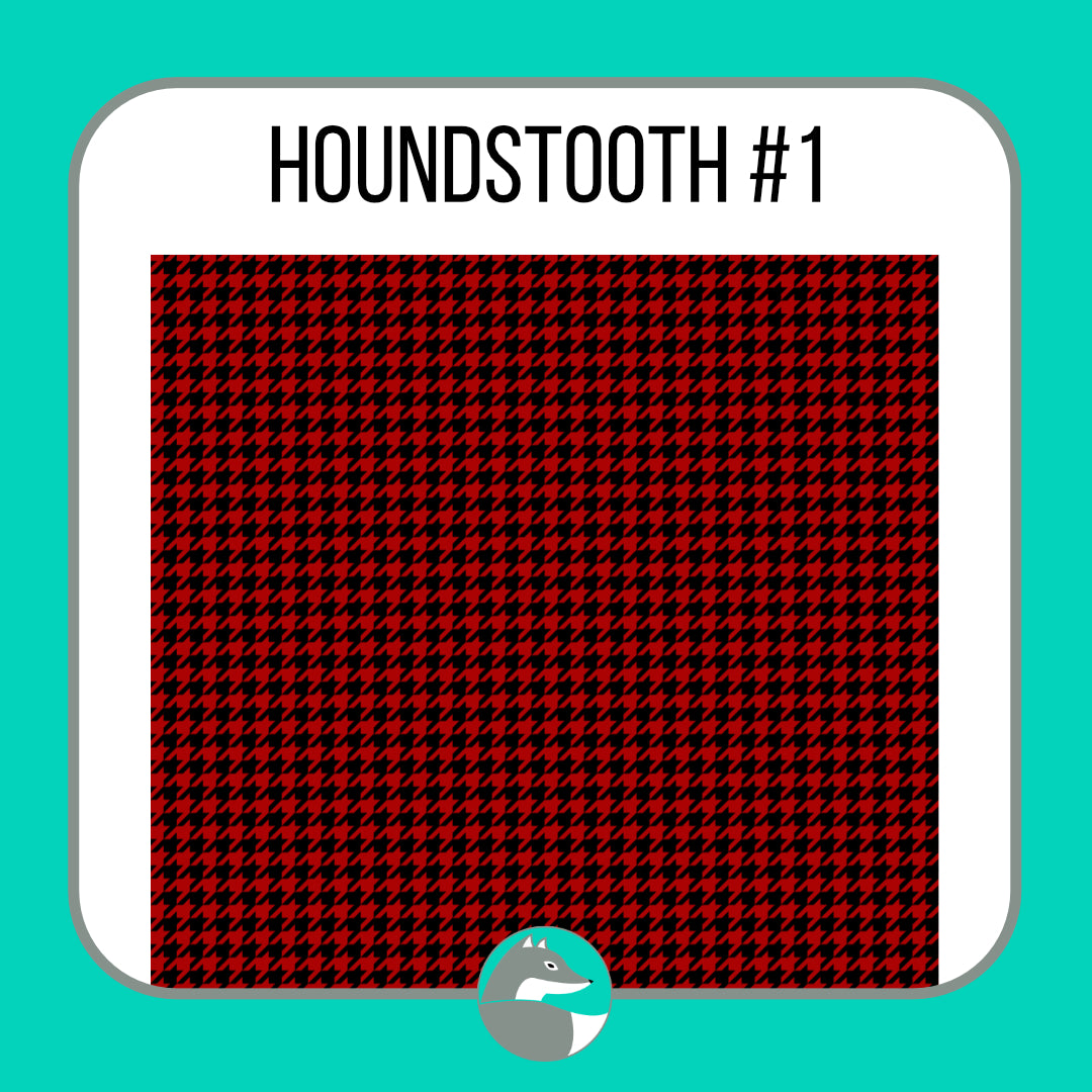 Houndstooth Collection - Silver Fox Vinyl