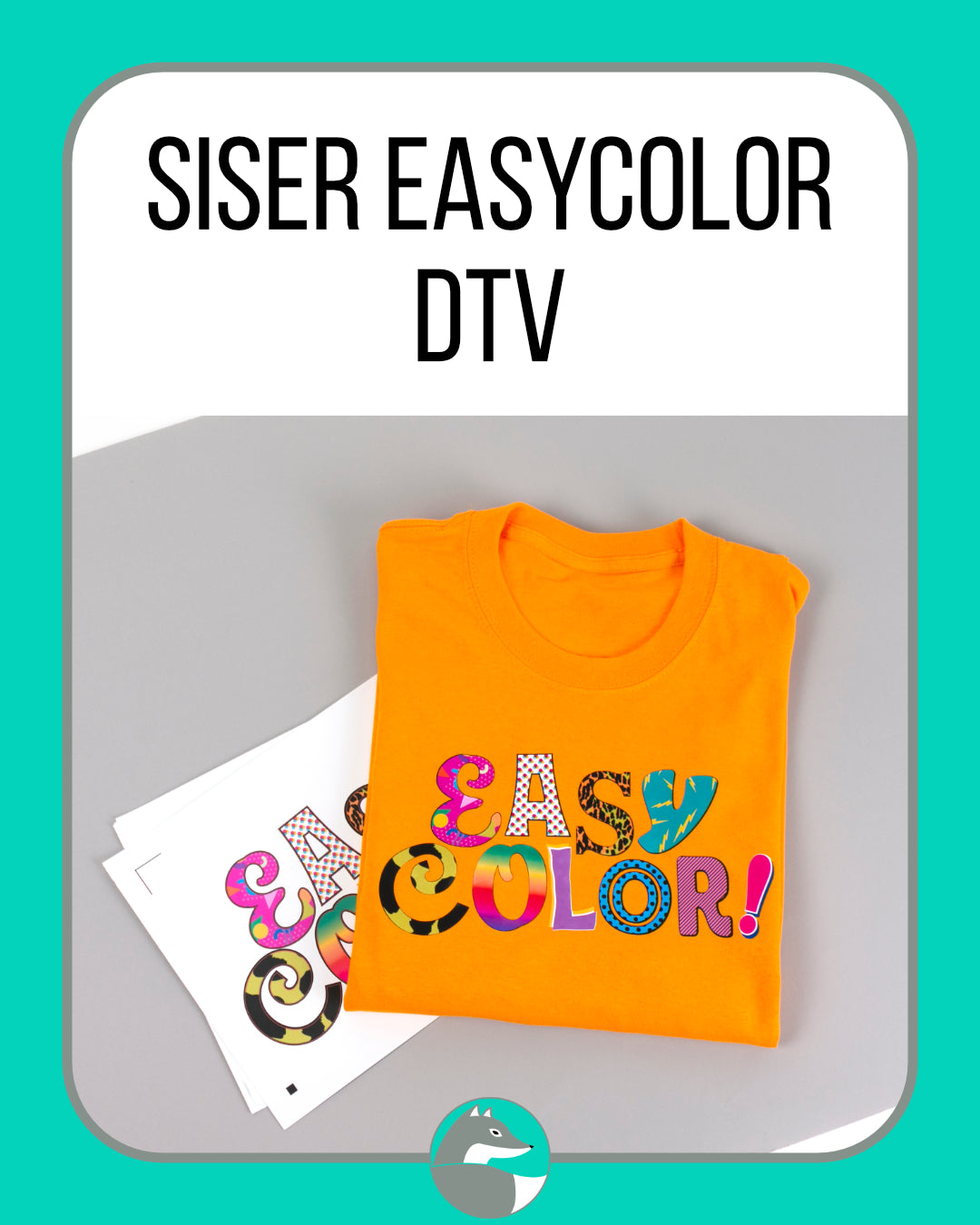 Siser EasyColor DTV (8.5"x11" sheets) - Silver Fox Vinyl