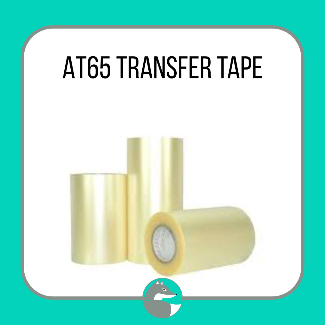 Transfer Tape (Clear) - RTape Clear Choice AT65 - High Tack - Silver Fox Vinyl