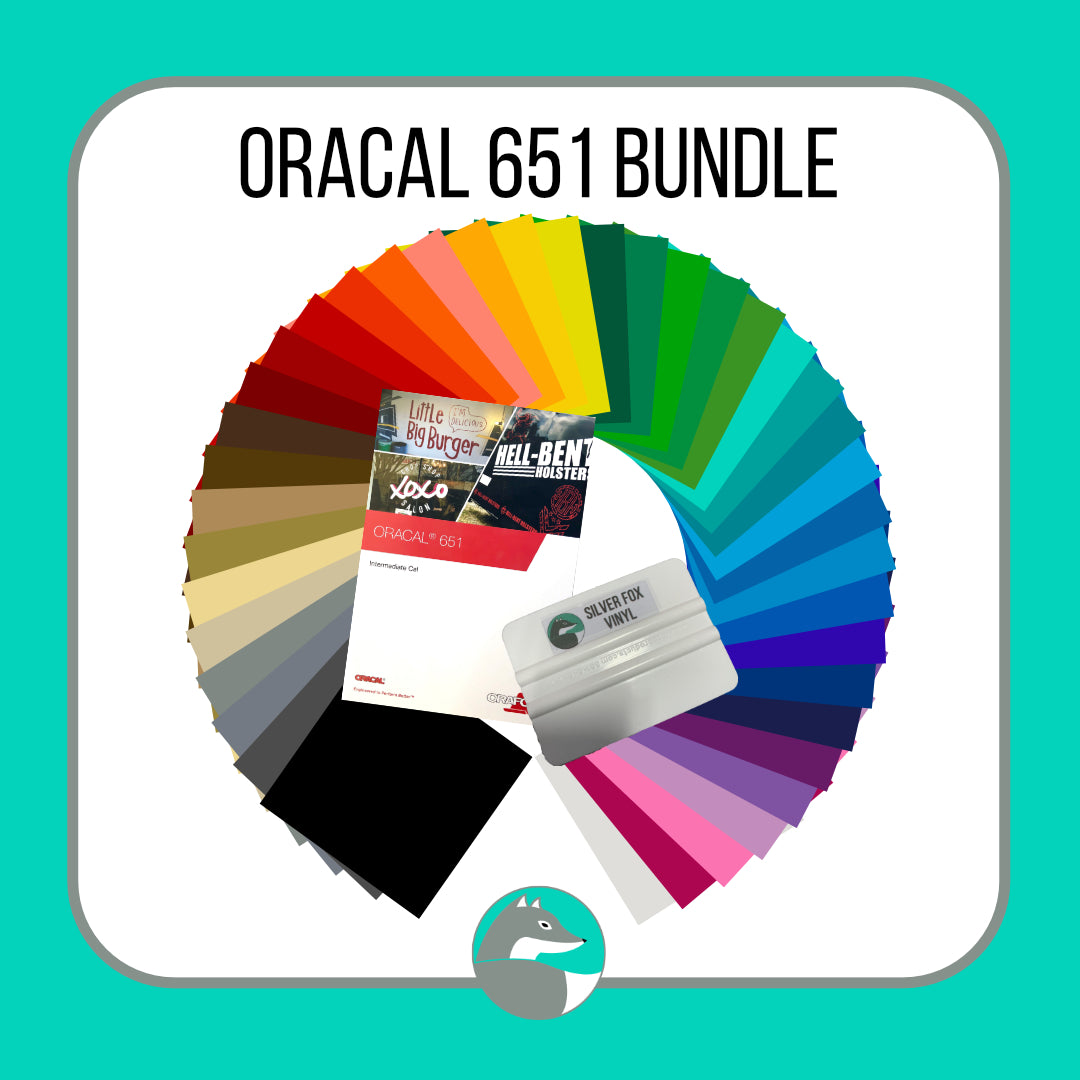 BUNDLE: Oracal 651® Sheet Bundle! - Silver Fox Vinyl