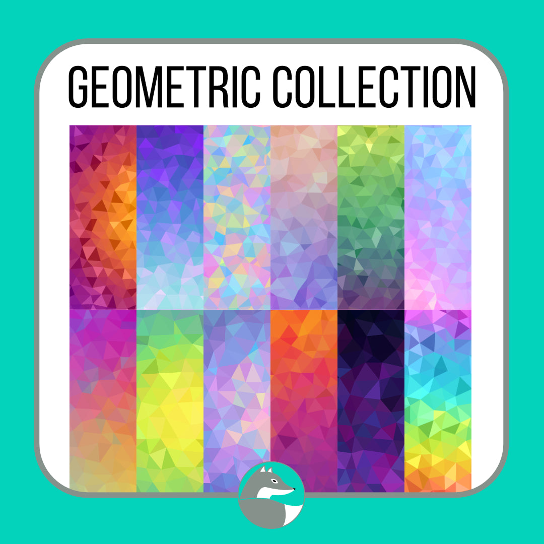 Geometric Collection (not seamless) - Silver Fox Vinyl