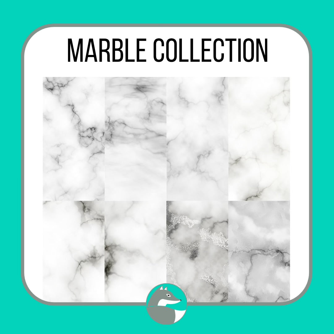 Marble Collection - Silver Fox Vinyl