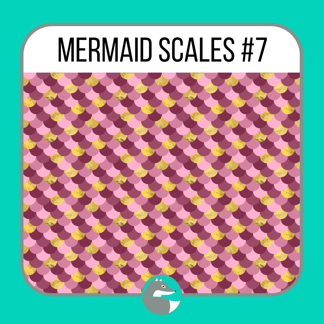Mermaid Scales Collection - Silver Fox Vinyl