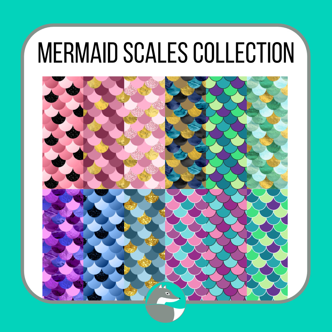 Mermaid Scales Collection - Silver Fox Vinyl