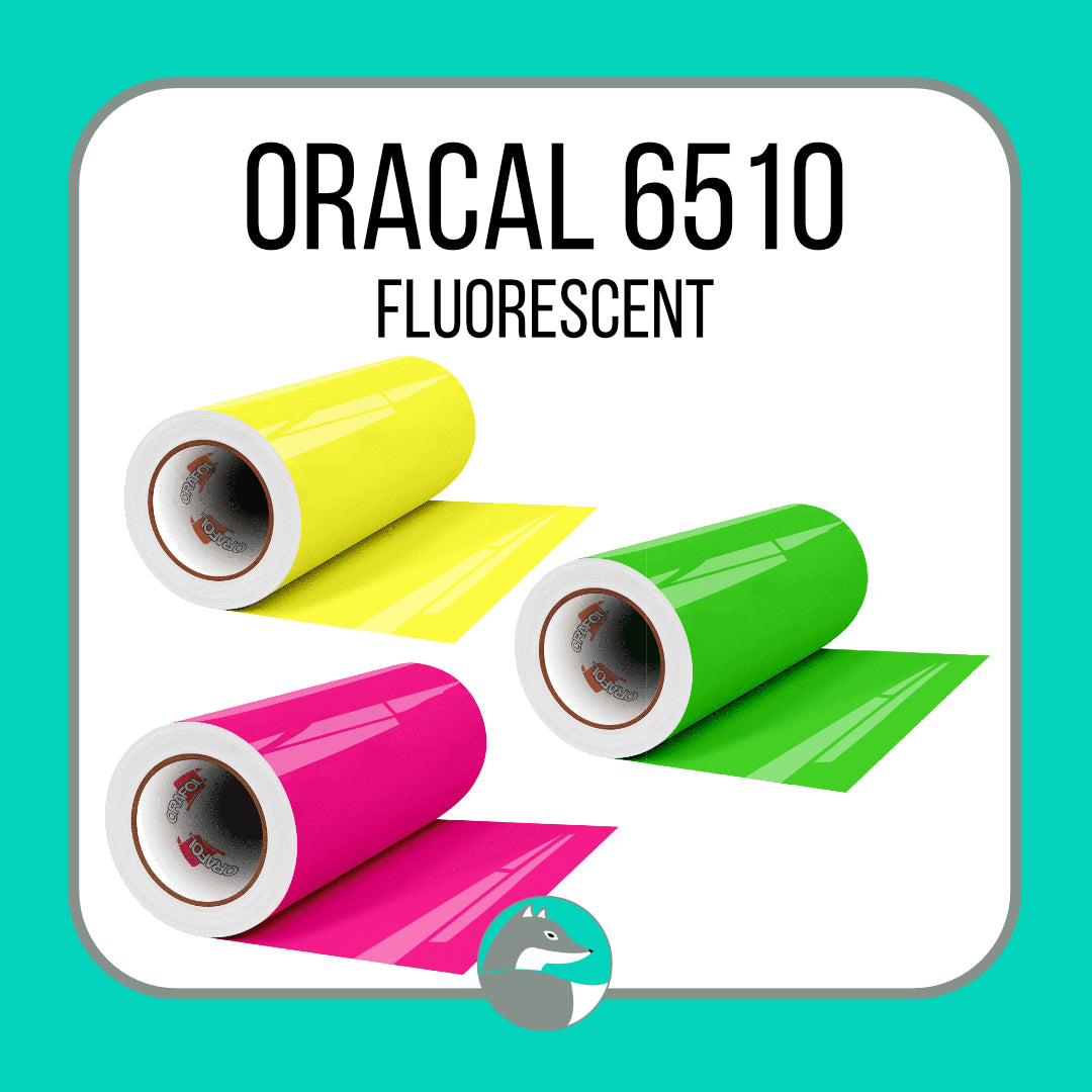 Oracal 6510® Fluorescent - Adhesive - Silver Fox Vinyl