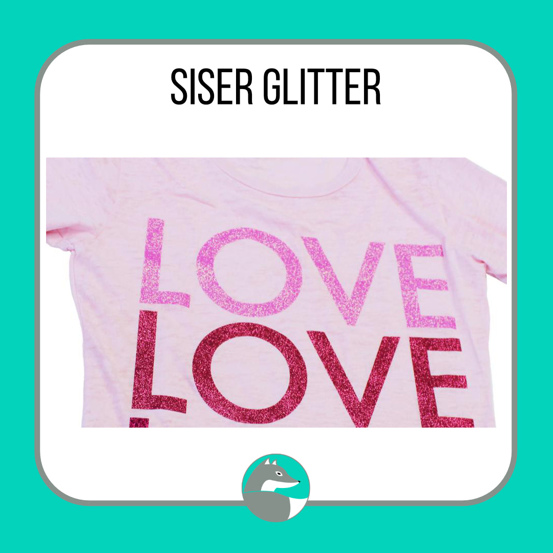 Siser Glitter HTV - Silver Fox Vinyl
