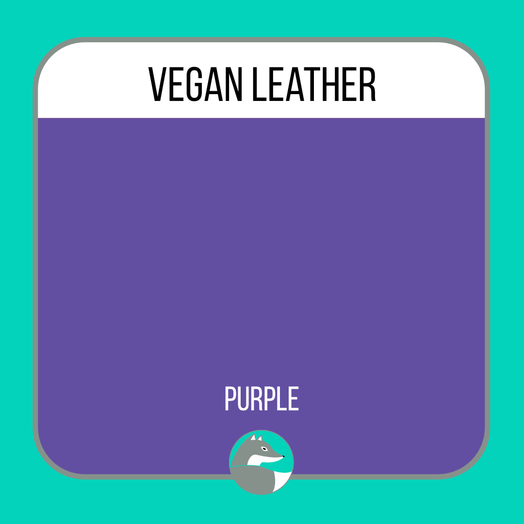 Vegan Faux Leather - SOLID Colours - Silver Fox Vinyl